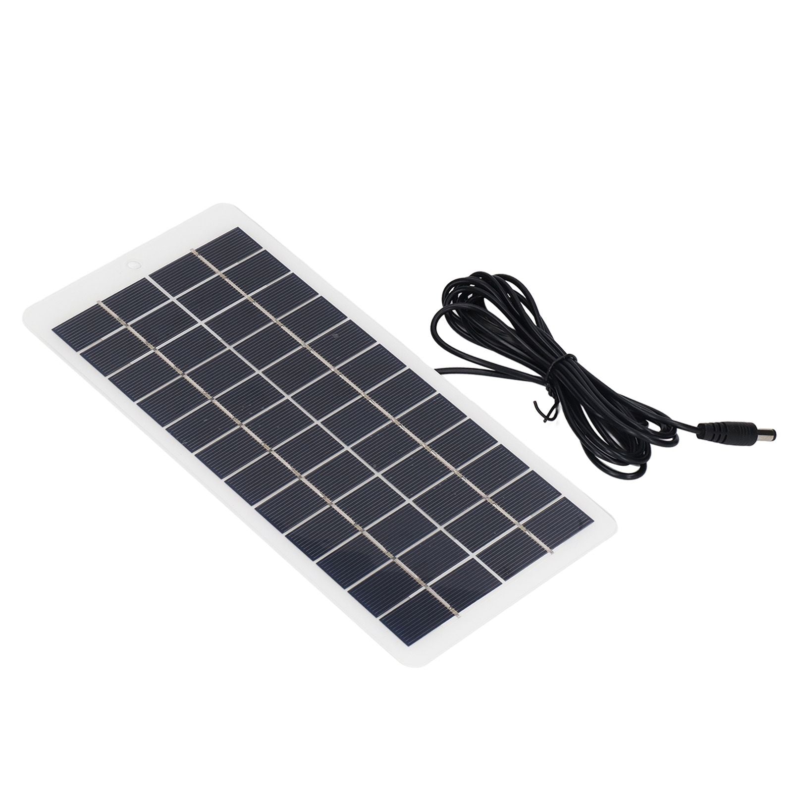 Solar Panel Polysilicon High Light Transmission Portable Solar Cell with DC Interface for 3.7V Battery 5W 12V V1294-YM3114220090811-0421