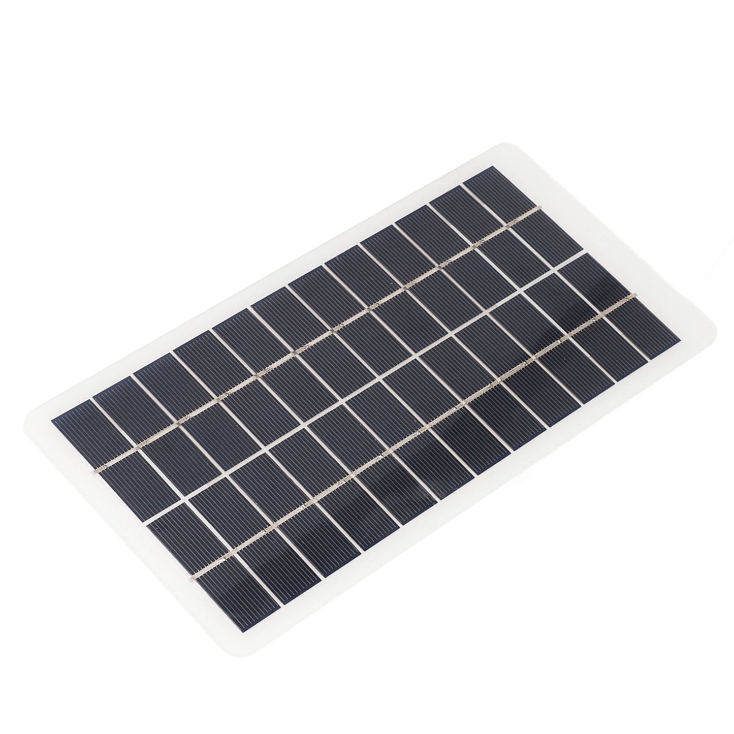 Solar Panel Polysilicon High Light Transmission Portable Solar Cell with DC Interface for 3.7V Battery 5W 12V V1294-YM3114220090811-0421