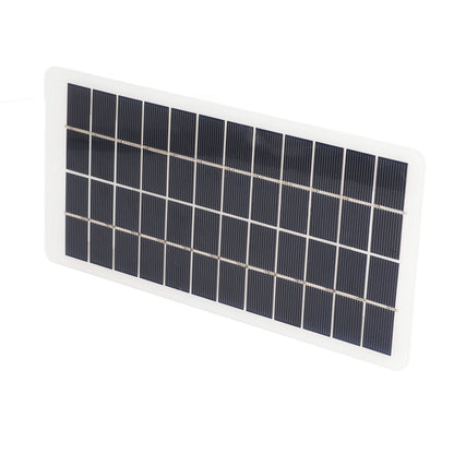 Solar Panel Polysilicon High Light Transmission Portable Solar Cell with DC Interface for 3.7V Battery 5W 12V V1294-YM3114220090811-0421