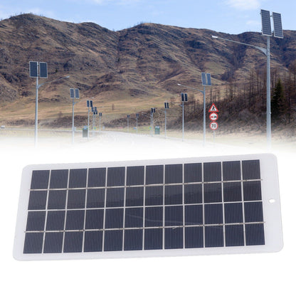 Polycrystalline Silicone Solar Panel 5W 12V High Light Transmittance Portable Solar Panel Charger for Street V1294-YM3114220090911-0421