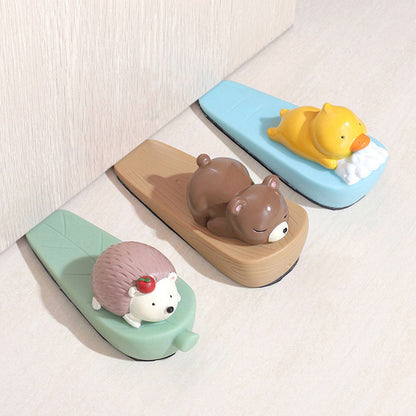 Cute Animal Door Stop Collision Prevention Windproof Prevent Slipping Funny Decorative Wedge Door Stopper V1294-YM3114220091511-0421