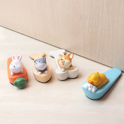 Cute Animal Door Stop Collision Prevention Windproof Prevent Slipping Funny Decorative Wedge Door Stopper V1294-YM3114220091513-0421