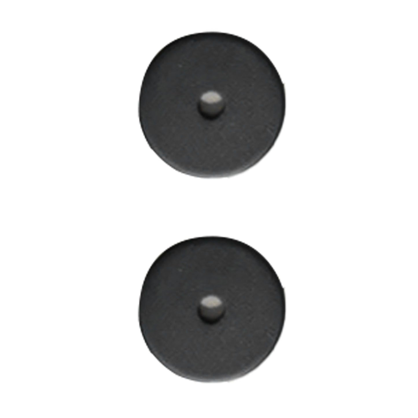 Sliding Barn Door Handle Carbon Steel 4.8mm Thick Double Sided Barn Door Push Pull Handle Black Round Handle V1294-YM3114220092411-0421