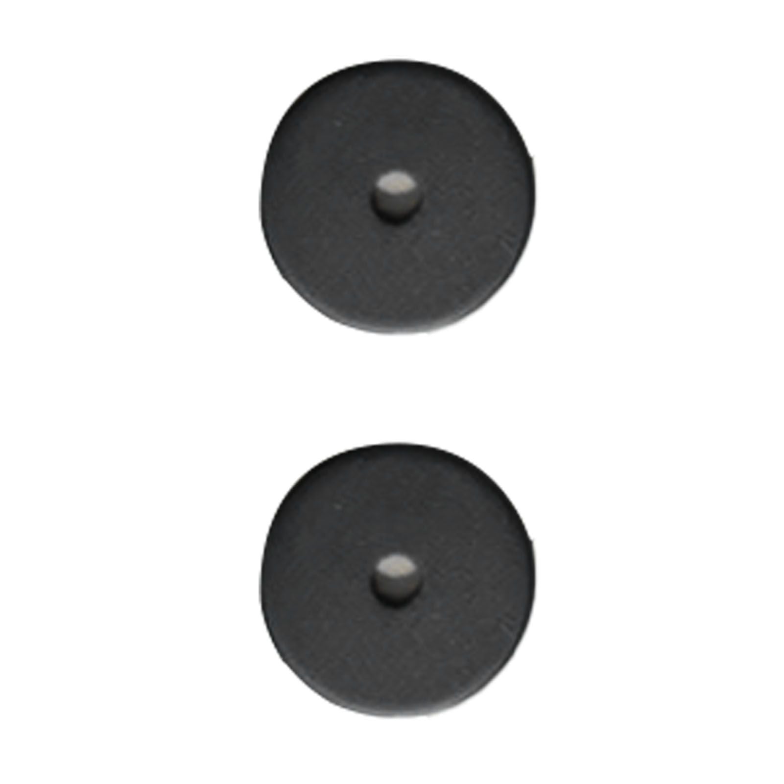 Sliding Barn Door Handle Carbon Steel 4.8mm Thick Double Sided Barn Door Push Pull Handle Black Round Handle V1294-YM3114220092411-0421