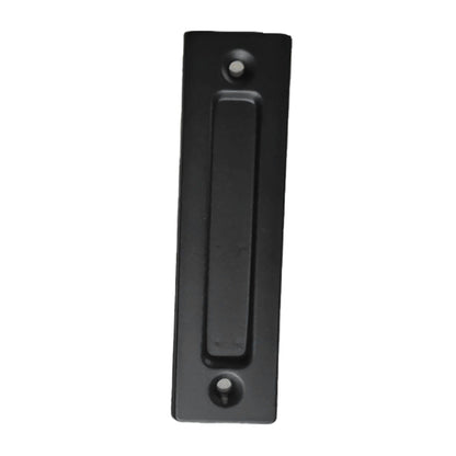 Sliding Barn Door Handle Carbon Steel 4.8mm Thick Double Sided Barn Door Push Pull Handle Black Round Handle V1294-YM3114220092411-0421