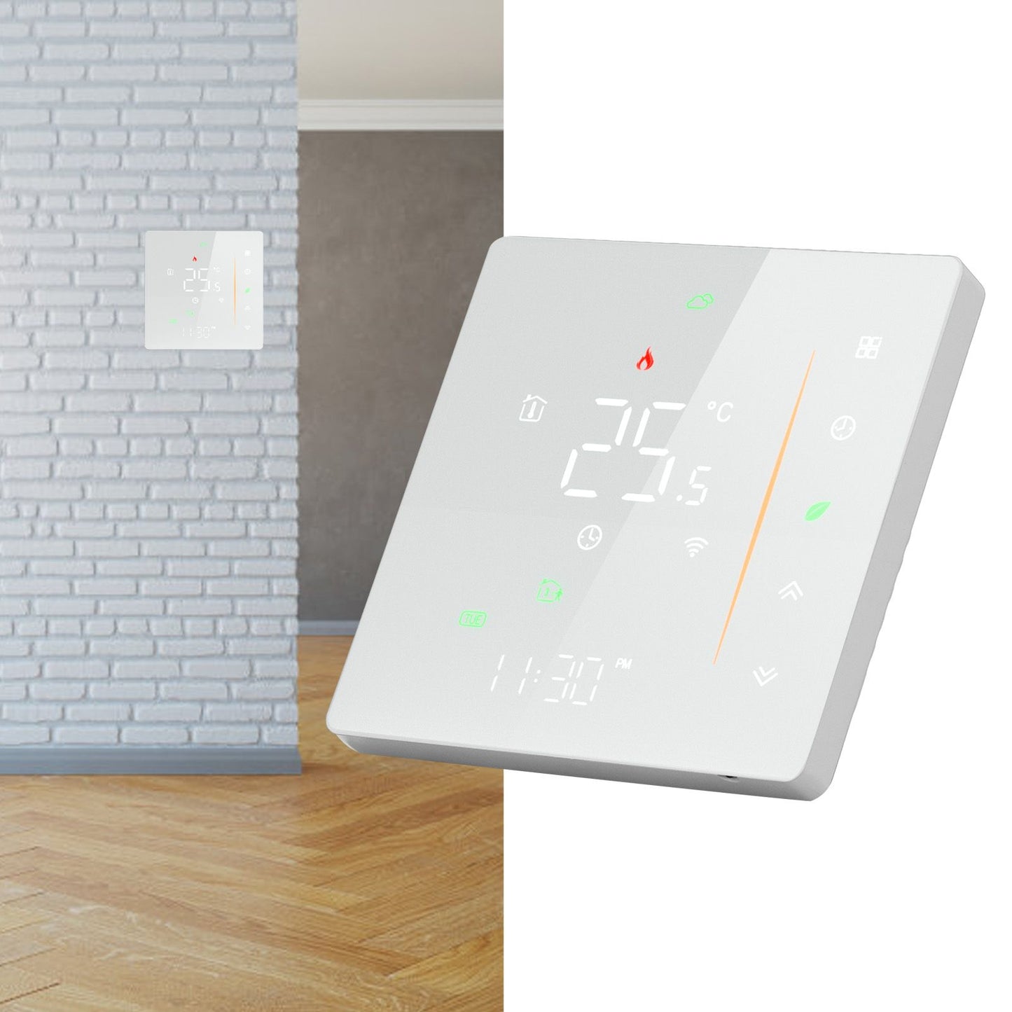 Smart Thermostat WiFi Programmable Phone App Control Water Floor Heating Temperature Controller for Tuya AC V1294-YM3114220092611-0421