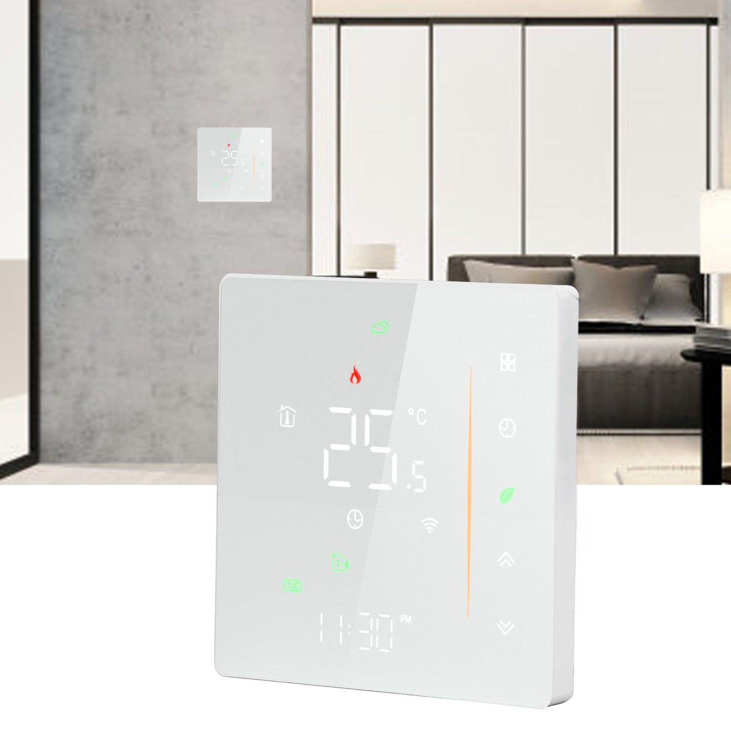 Smart Thermostat WiFi Programmable Phone App Control Water Floor Heating Temperature Controller for Tuya AC V1294-YM3114220092611-0421