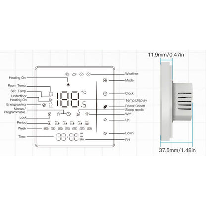 Household Smart Thermostat Programmable App Voice Control Electric Floor Heating Temperature Controller for V1294-YM3114220093111-0421