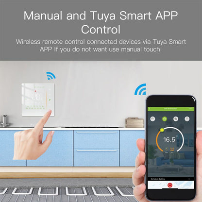 Household Smart Thermostat Programmable App Voice Control Electric Floor Heating Temperature Controller for V1294-YM3114220093111-0421