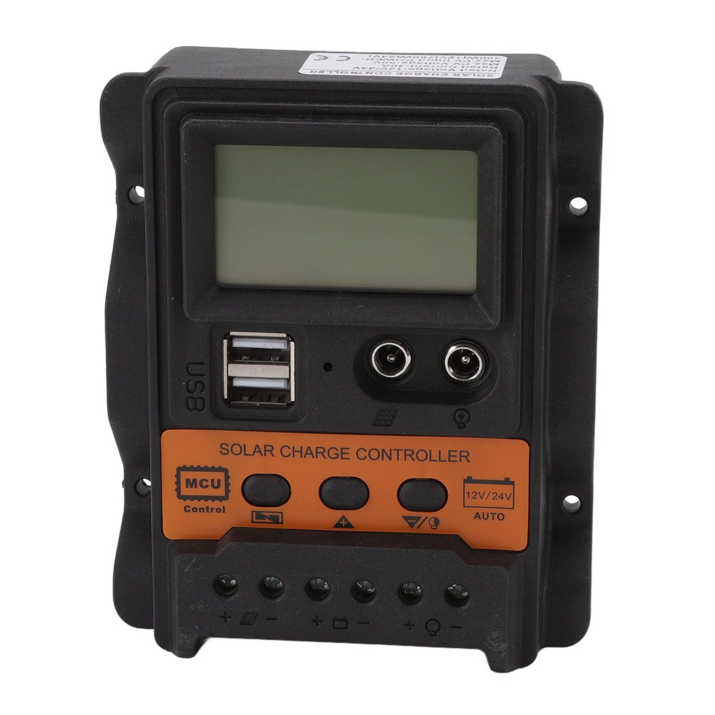 12V 24V Dual USB Solar Charge Controller PWM Photovoltaic Solar Panel Charge Regulator with LCD Display 30A V1294-YM3114220094613-0421