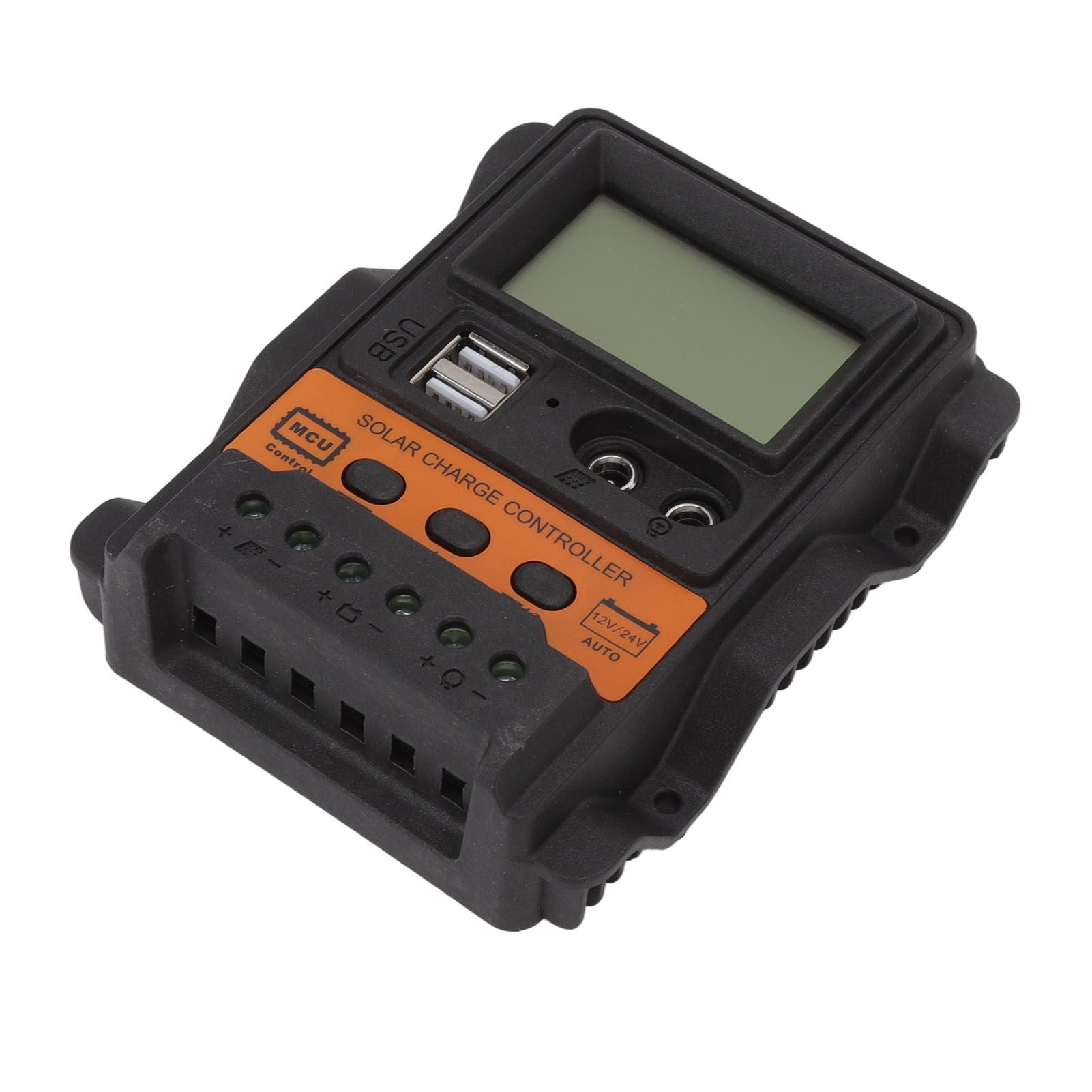 12V 24V Dual USB Solar Charge Controller PWM Photovoltaic Solar Panel Charge Regulator with LCD Display 30A V1294-YM3114220094613-0421