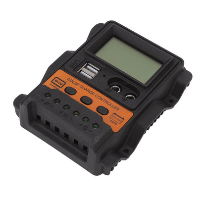 12V 24V Dual USB Solar Charge Controller PWM Photovoltaic Solar Panel Charge Regulator with LCD Display 30A V1294-YM3114220094613-0421