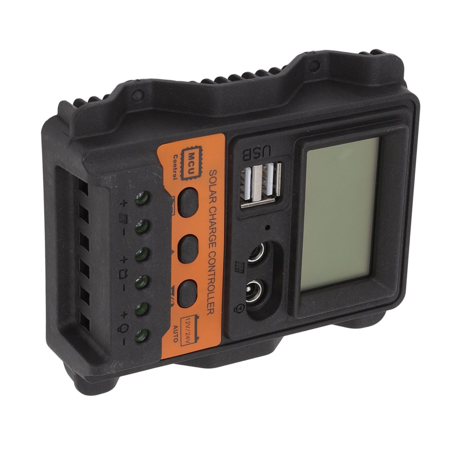 12V 24V Dual USB Solar Charge Controller PWM Photovoltaic Solar Panel Charge Regulator with LCD Display 30A V1294-YM3114220094613-0421
