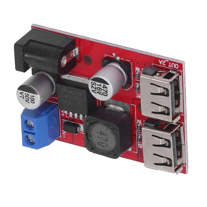 DC 6V-30V to 5V Solar Controller Circuit Board Voltage Stabilizing Controller Solar Power Buck USB Circuit V1294-YM3114220096611-0421