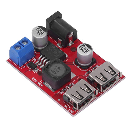 DC 6V-30V to 5V Solar Controller Circuit Board Voltage Stabilizing Controller Solar Power Buck USB Circuit V1294-YM3114220096611-0421