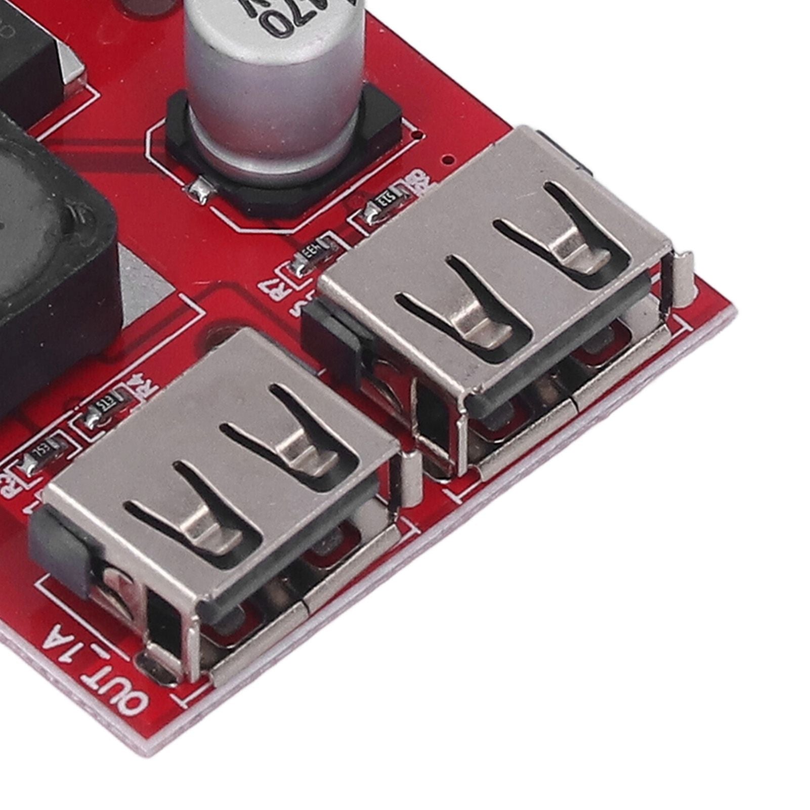 DC 6V-30V to 5V Solar Controller Circuit Board Voltage Stabilizing Controller Solar Power Buck USB Circuit V1294-YM3114220096611-0421