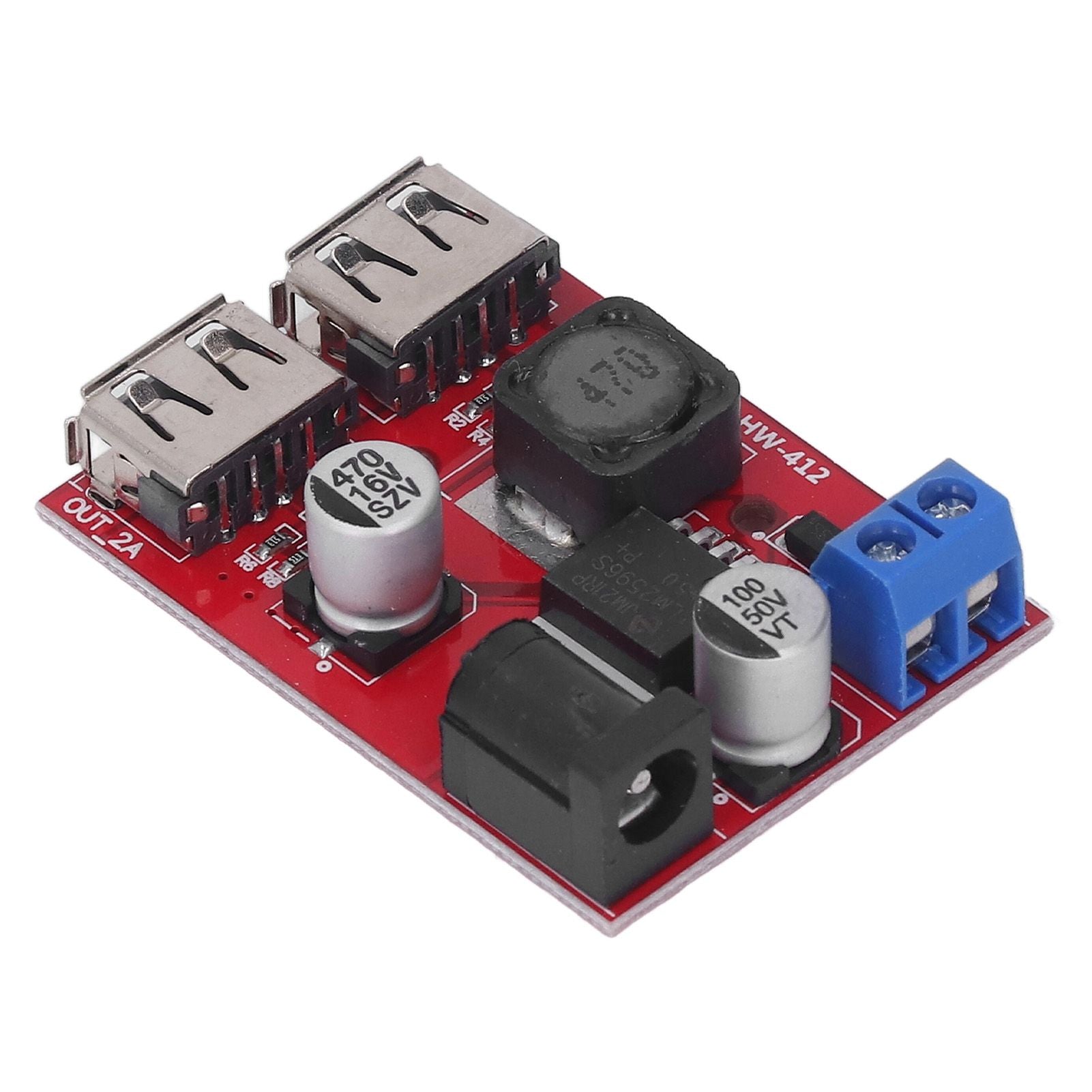 DC 6V-30V to 5V Solar Controller Circuit Board Voltage Stabilizing Controller Solar Power Buck USB Circuit V1294-YM3114220096611-0421