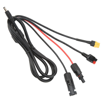 1 to 4 Solar Panel Plug to DC 5.5x2.1mm Adapter Extension Power Cable Solar Panel Charger Connecting Cable V1294-YM3114220097111-0421