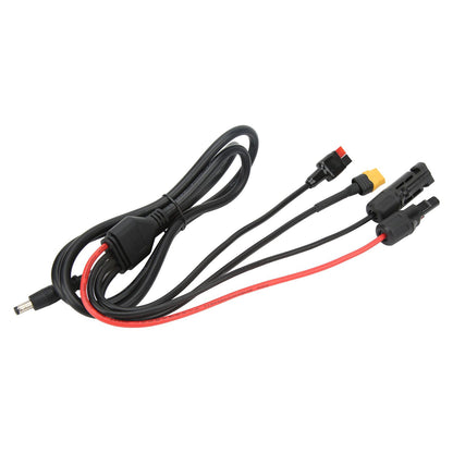 1 to 4 Solar Panel Plug to DC 5.5x2.1mm Adapter Extension Power Cable Solar Panel Charger Connecting Cable V1294-YM3114220097111-0421