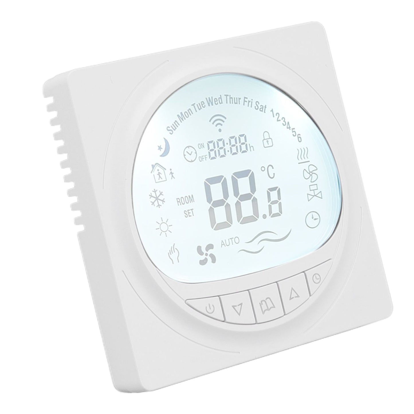 Floor Heating Thermostat Programmable Large LCD Display Plumbing Temperature Controller with 485 V1294-YM3114220098311-0421