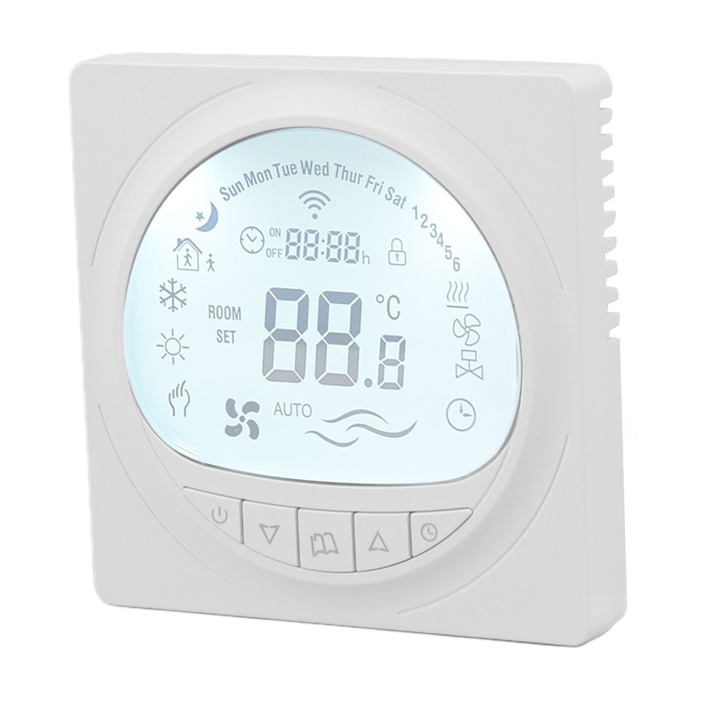 Floor Heating Thermostat Programmable Large LCD Display Plumbing Temperature Controller with 485 V1294-YM3114220098311-0421