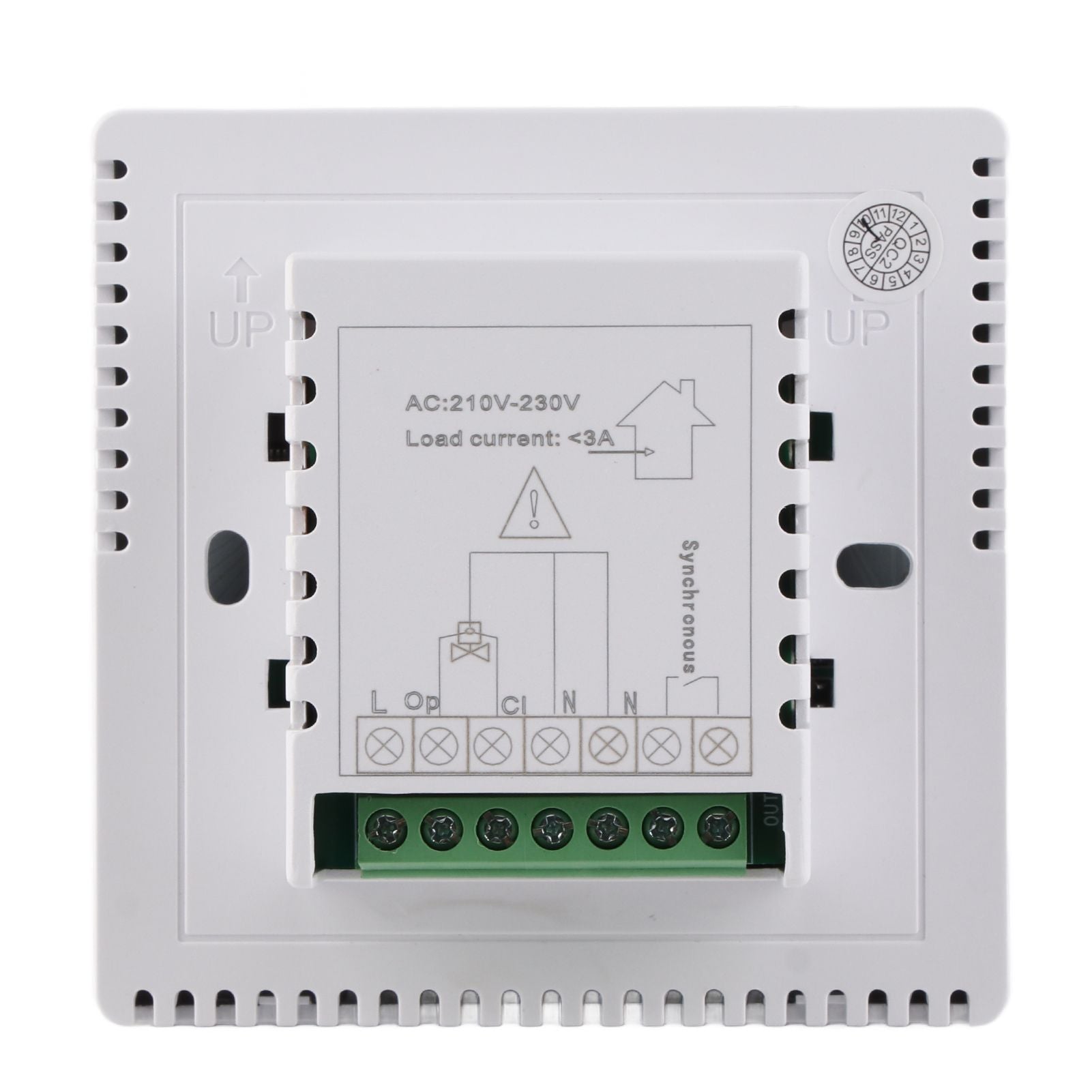 Floor Heating Thermostat Programmable Large LCD Display Plumbing Temperature Controller with 485 V1294-YM3114220098311-0421
