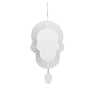 Wind Chime White Simple Delicate Decorative Weather Resistance Ornament for Lamp Tree Wall Skull Pattern V1294-YM3115220095711-0421