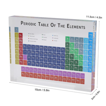 Educational Periodic Table Decoration Safe Odorless Modern Acrylic Periodic Table Elements for Home School V1294-YM3115220096812-0421