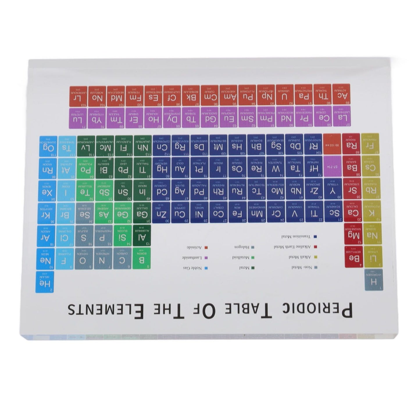 Educational Periodic Table Decoration Safe Odorless Modern Acrylic Periodic Table Elements for Home School V1294-YM3115220096812-0421