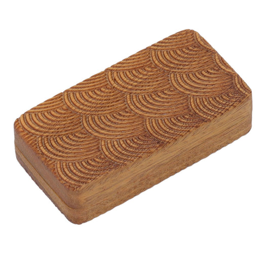 Fidget Slider Green Sandalwood Water Ripples Designed Magnetic Push Slider Toy for 15 to 35 Years Old ADHD V1294-YM3115220097511-0421