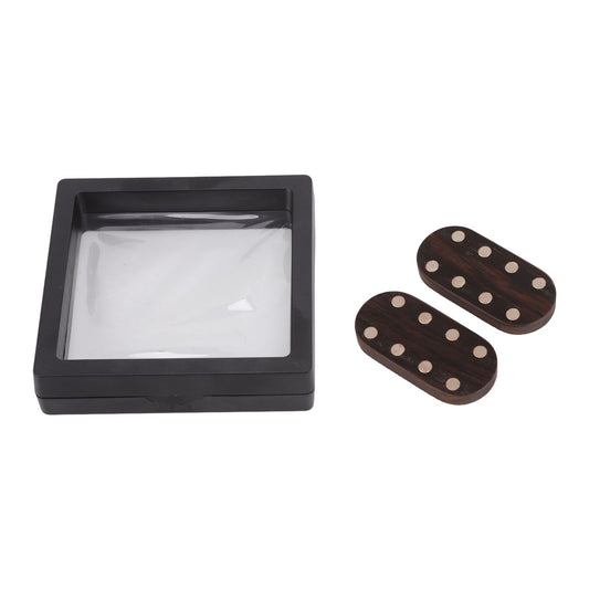 Ebony Magnetic Push Slider Toy Anti Stress Adults Hardwood Push Slider Stress Relief Sensory Toys Autism ADHD V1294-YM3115220097611-0421