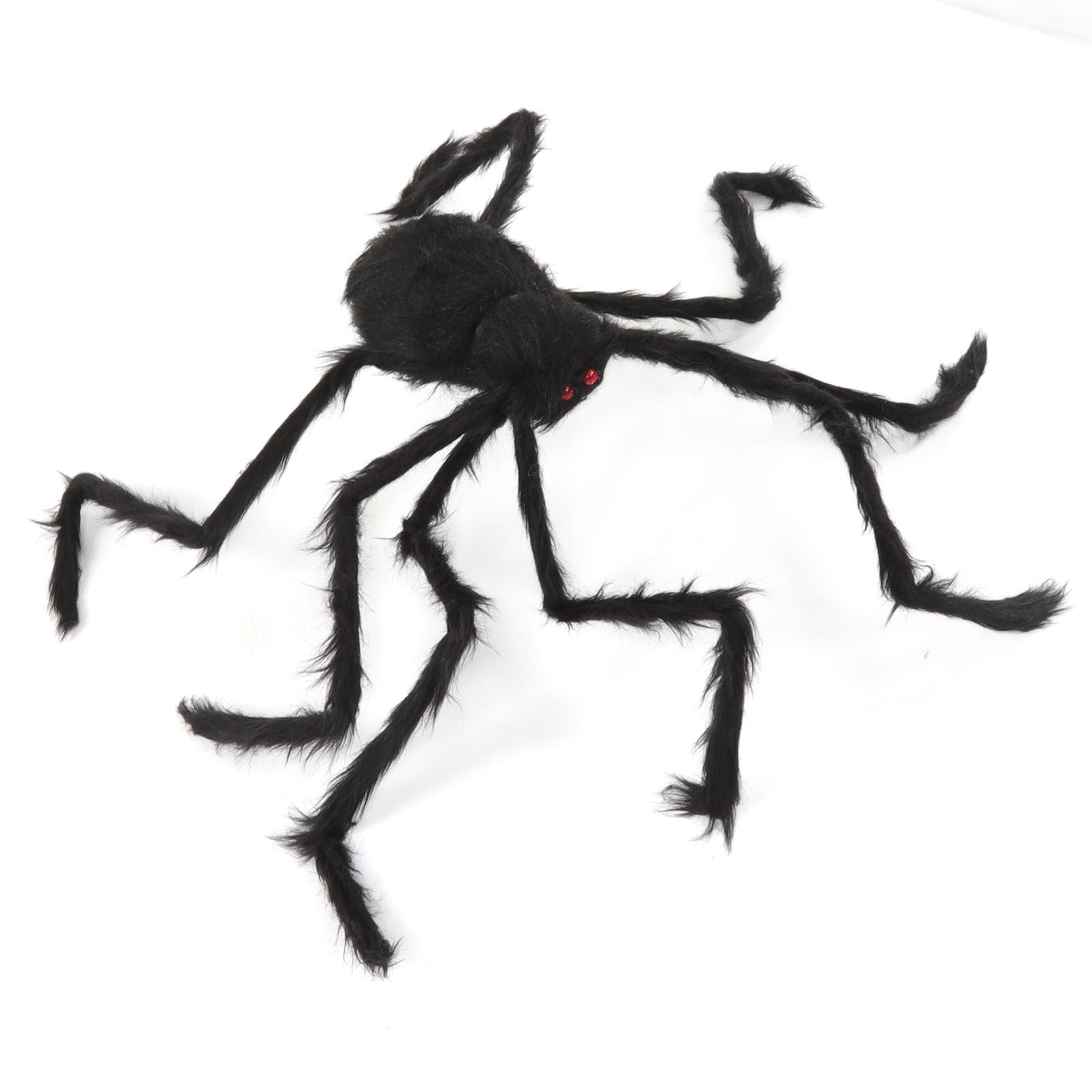 Cobweb and Spider Terror Decoration Soft with 40g Cotton White and Black Spider Cobweb Props for Halloween V1294-YM3115220097811-0421