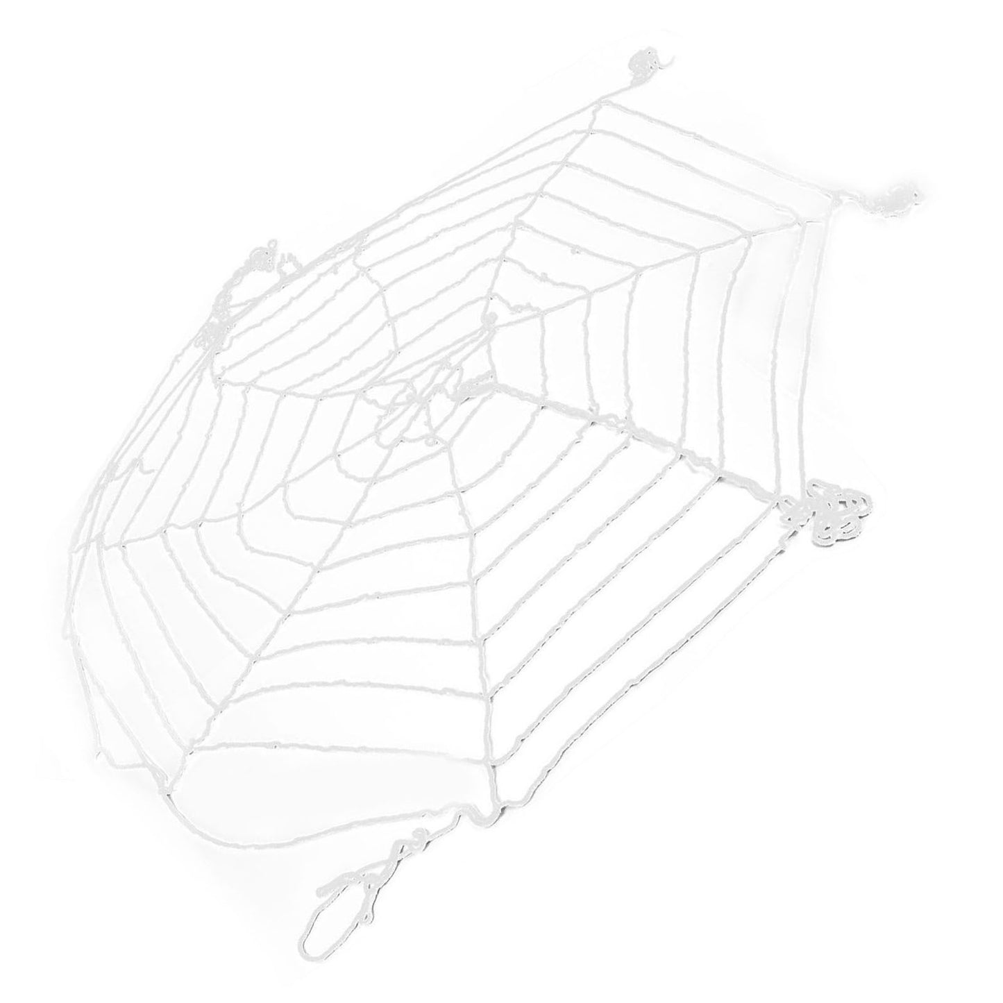 3.6m Spider Web Halloween Decorations White Round Net Spooky Cobwebs for Outdoor Indoor Party Yard V1294-YM3115220097911-0421