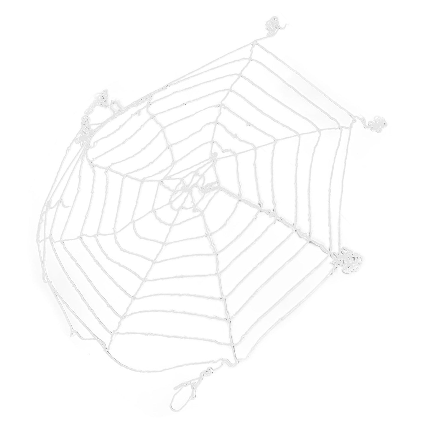 3.6m Spider Web Halloween Decorations White Round Net Spooky Cobwebs for Outdoor Indoor Party Yard V1294-YM3115220097911-0421