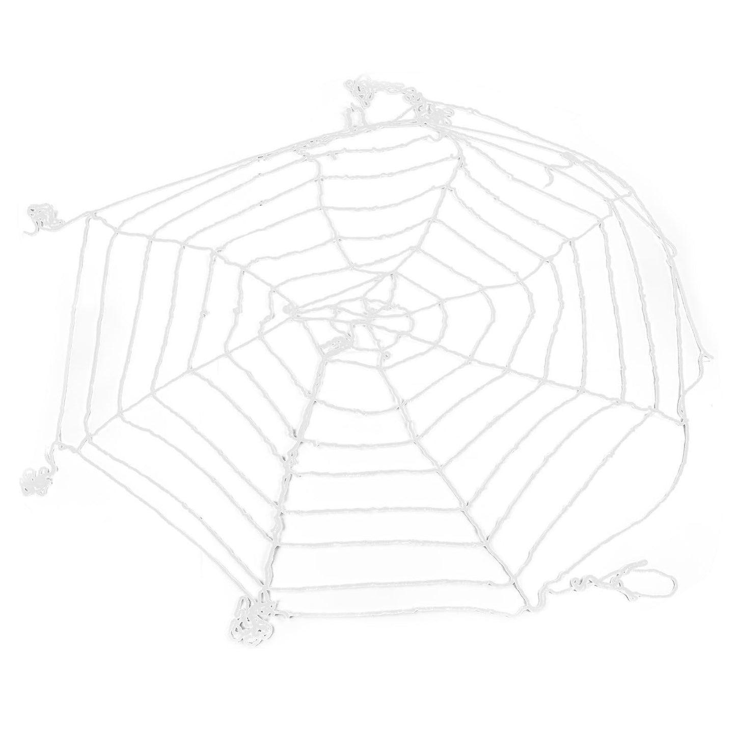 3.6m Spider Web Halloween Decorations White Round Net Spooky Cobwebs for Outdoor Indoor Party Yard V1294-YM3115220097911-0421
