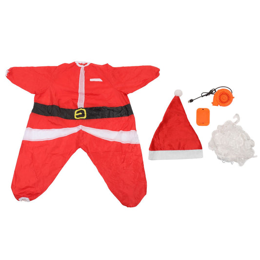 Inflatable Santa Suit Vivid Colors Battery Powered Inflator Polyester Inflatable Christmas Suit for 5.2 to V1294-YM3115220098011-0421