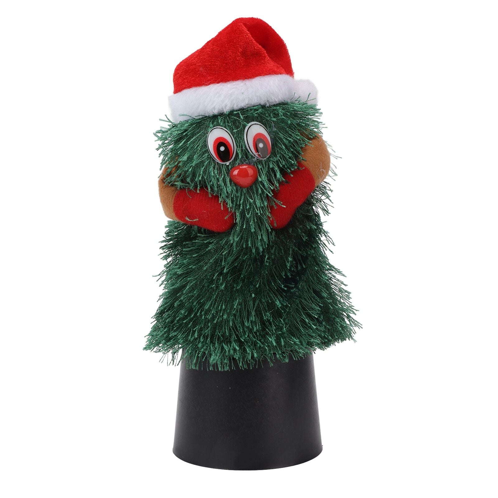 Tabletop Christmas Tree Musical Rotatable Cute Plant Shape Christmas Tree Figurine Decoration V1294-YM3115220098311-0421