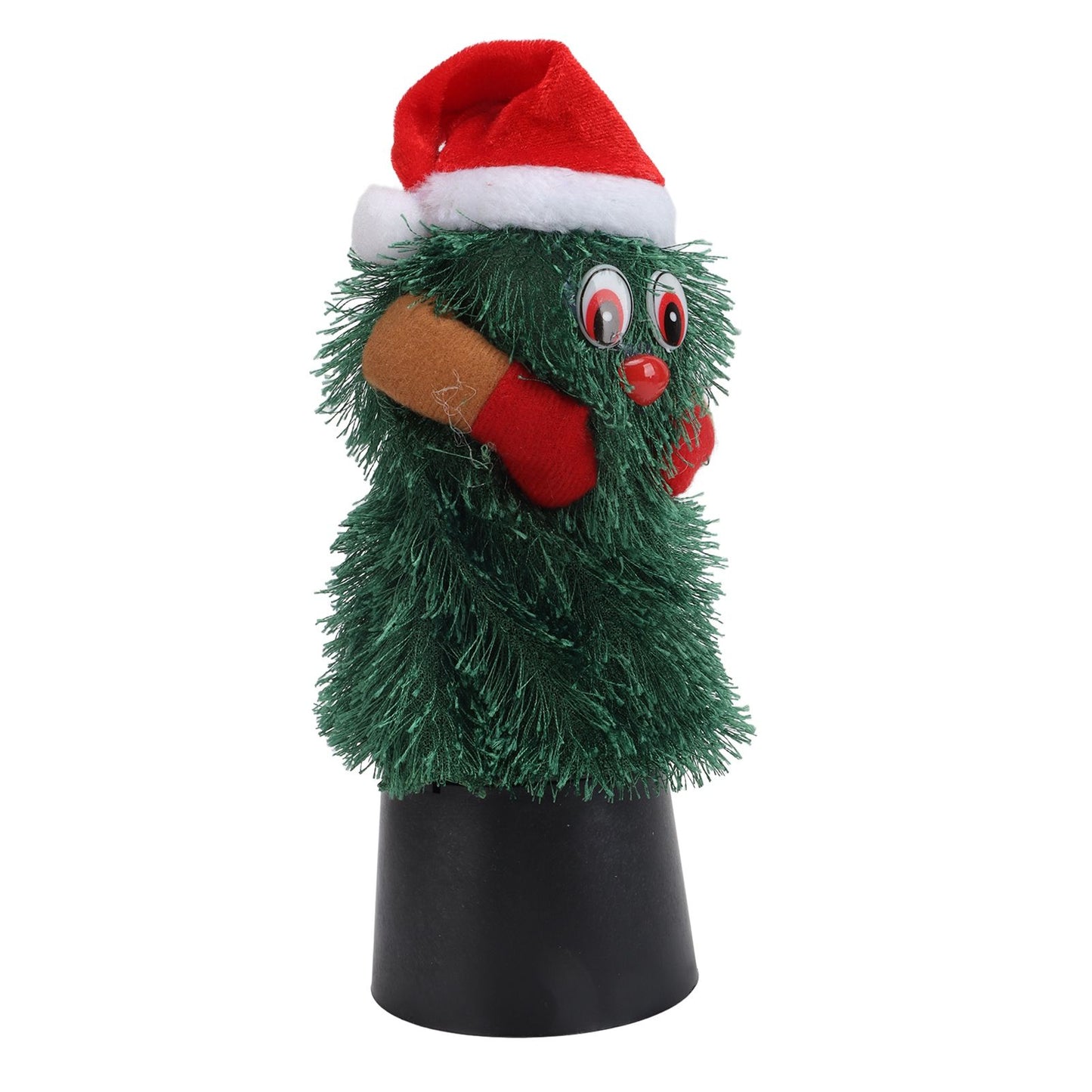 Tabletop Christmas Tree Musical Rotatable Cute Plant Shape Christmas Tree Figurine Decoration V1294-YM3115220098311-0421