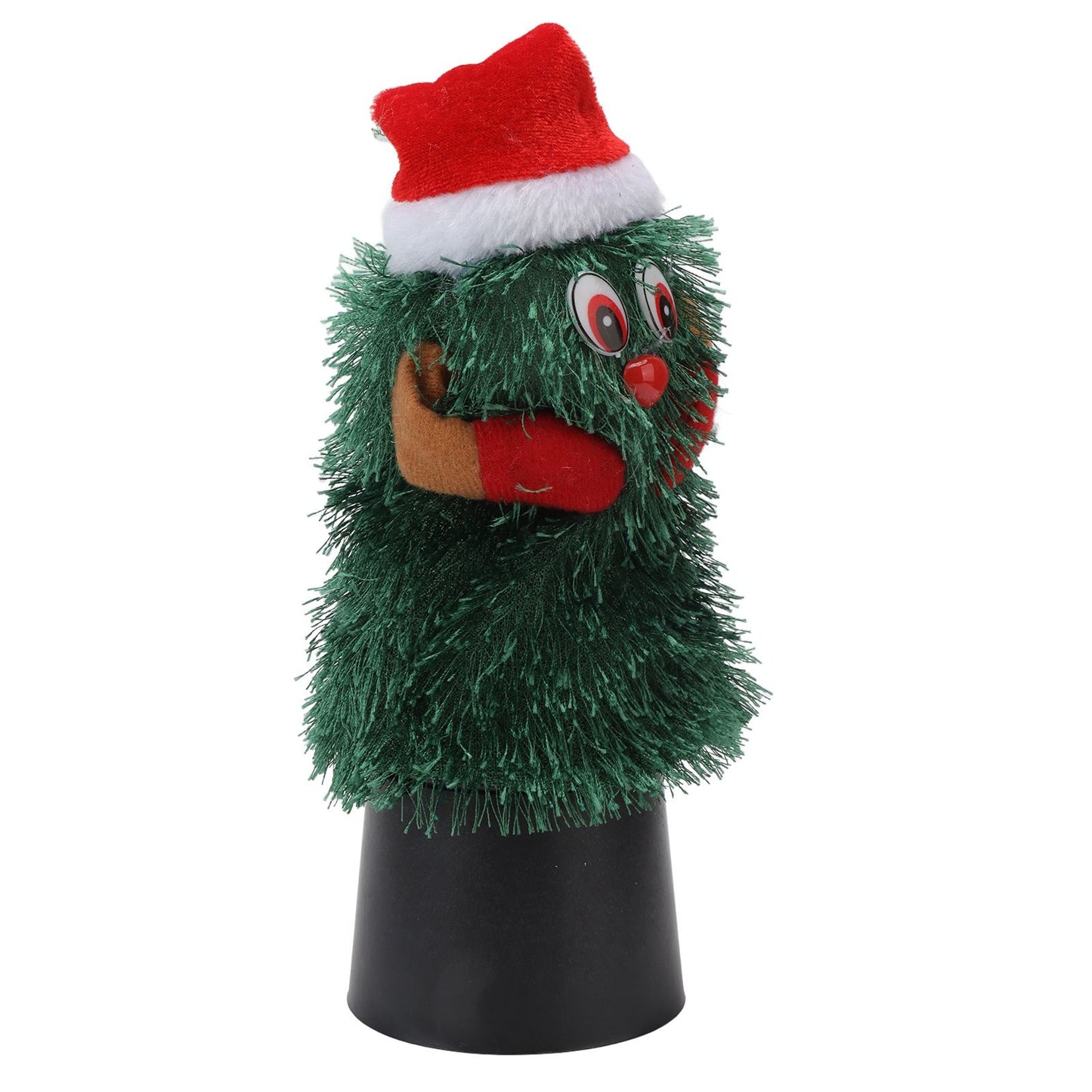 Tabletop Christmas Tree Musical Rotatable Cute Plant Shape Christmas Tree Figurine Decoration V1294-YM3115220098311-0421