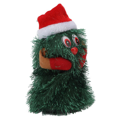 Tabletop Christmas Tree Musical Rotatable Cute Plant Shape Christmas Tree Figurine Decoration V1294-YM3115220098311-0421