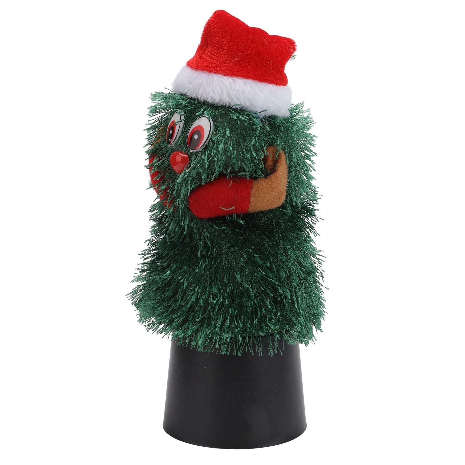 Tabletop Christmas Tree Musical Rotatable Cute Plant Shape Christmas Tree Figurine Decoration V1294-YM3115220098311-0421