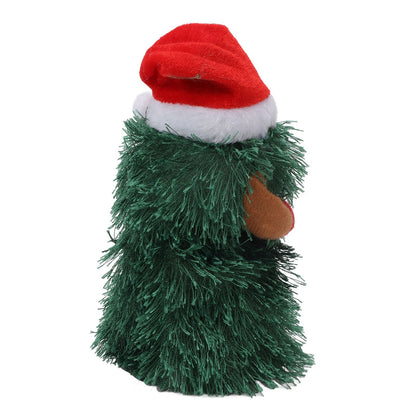 Tabletop Christmas Tree Musical Rotatable Cute Plant Shape Christmas Tree Figurine Decoration V1294-YM3115220098311-0421