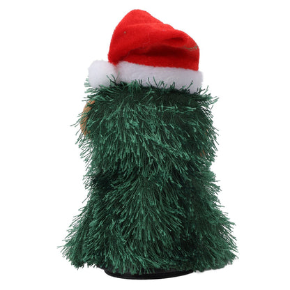 Tabletop Christmas Tree Musical Rotatable Cute Plant Shape Christmas Tree Figurine Decoration V1294-YM3115220098311-0421
