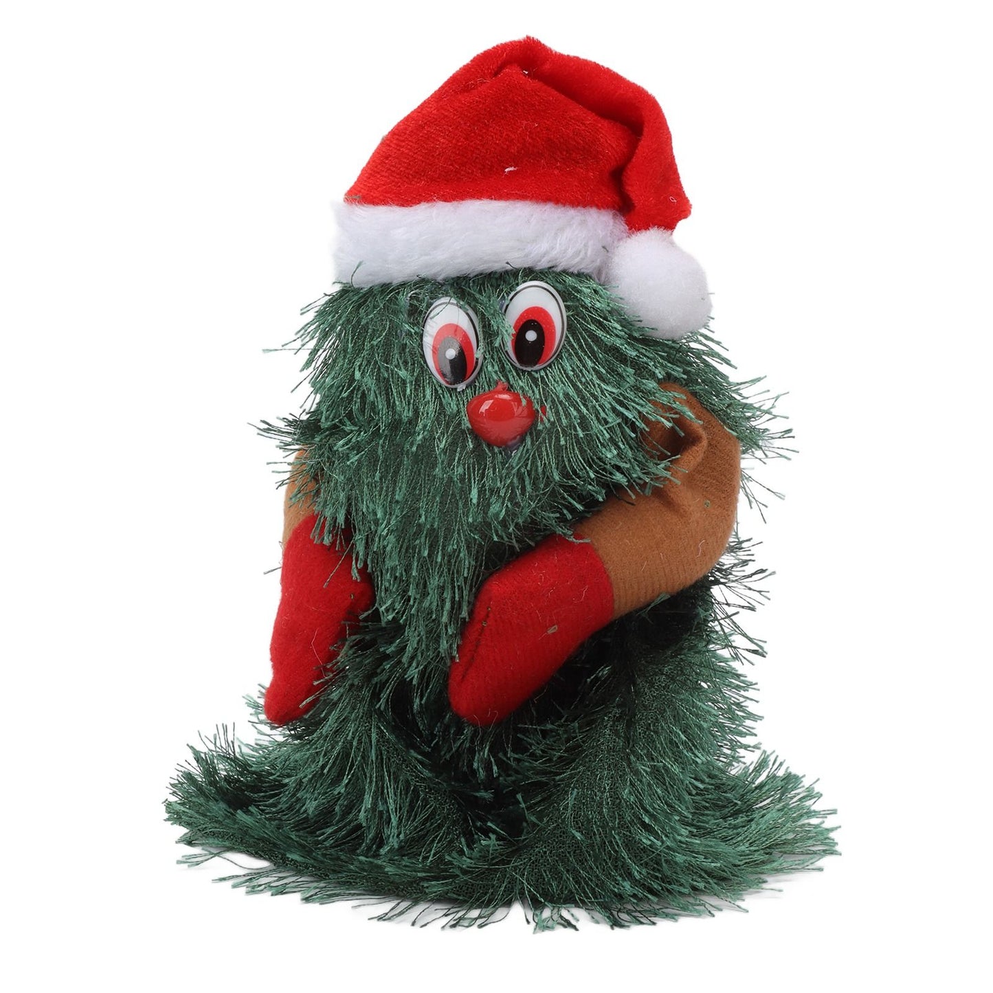 Tabletop Christmas Tree Musical Rotatable Cute Plant Shape Christmas Tree Figurine Decoration V1294-YM3115220098312-0421