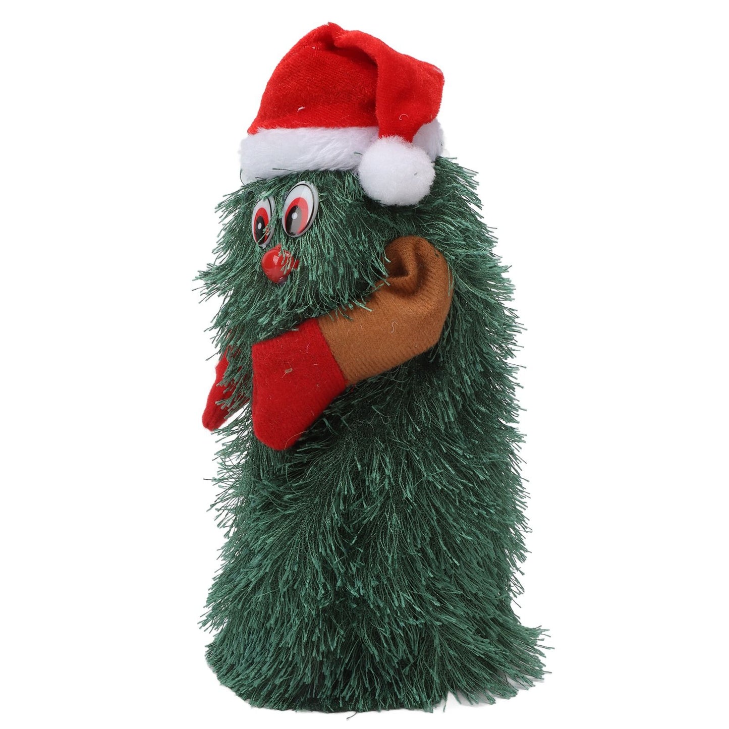 Tabletop Christmas Tree Musical Rotatable Cute Plant Shape Christmas Tree Figurine Decoration V1294-YM3115220098312-0421