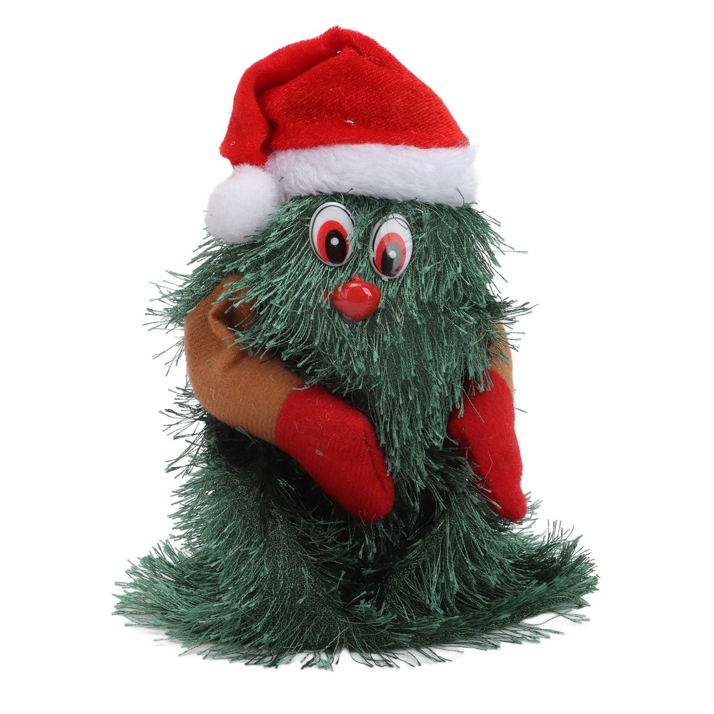 Tabletop Christmas Tree Musical Rotatable Cute Plant Shape Christmas Tree Figurine Decoration V1294-YM3115220098312-0421