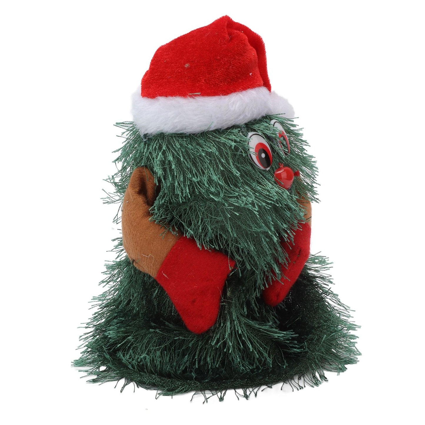 Tabletop Christmas Tree Musical Rotatable Cute Plant Shape Christmas Tree Figurine Decoration V1294-YM3115220098312-0421