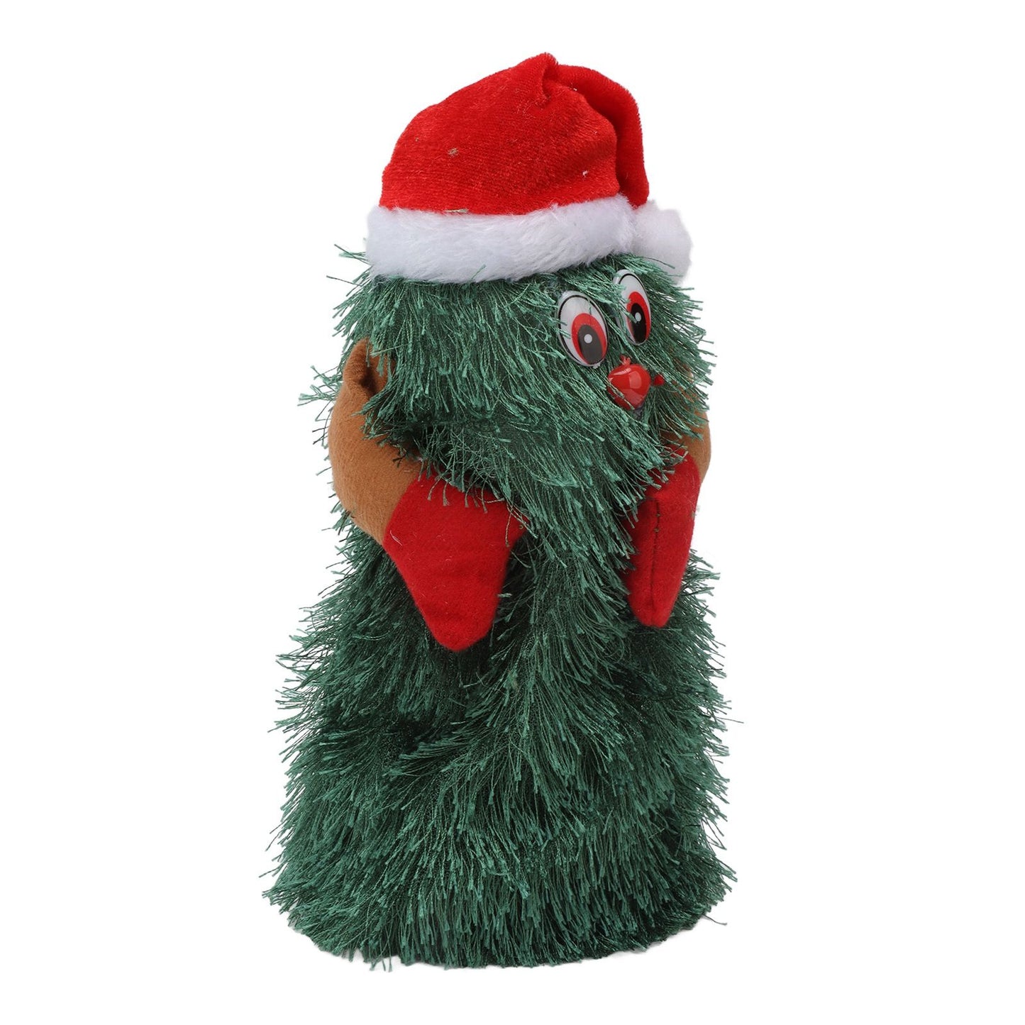 Tabletop Christmas Tree Musical Rotatable Cute Plant Shape Christmas Tree Figurine Decoration V1294-YM3115220098312-0421