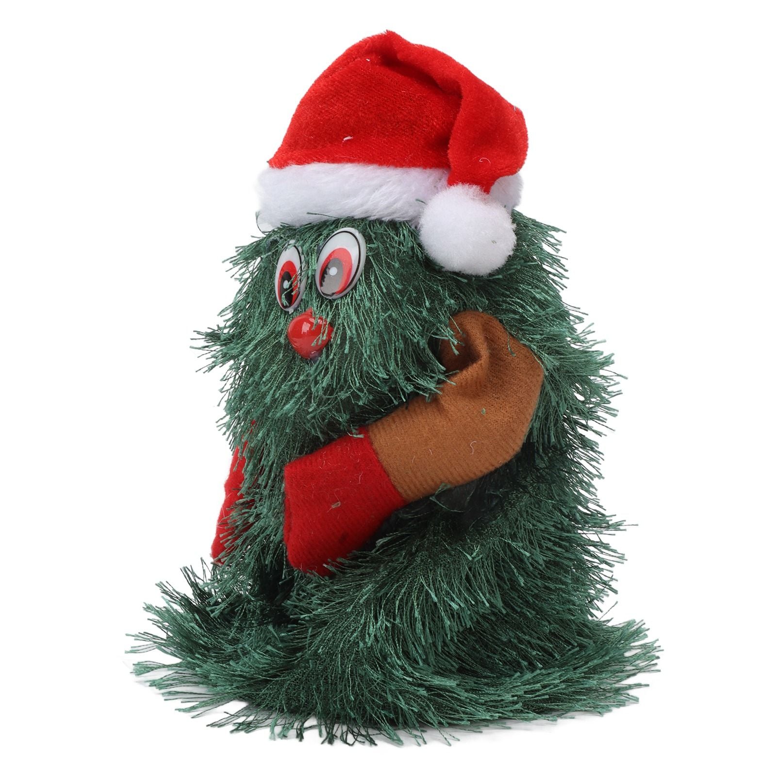 Tabletop Christmas Tree Musical Rotatable Cute Plant Shape Christmas Tree Figurine Decoration V1294-YM3115220098312-0421