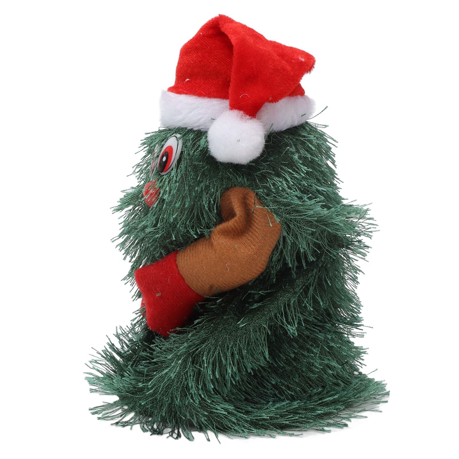 Tabletop Christmas Tree Musical Rotatable Cute Plant Shape Christmas Tree Figurine Decoration V1294-YM3115220098312-0421